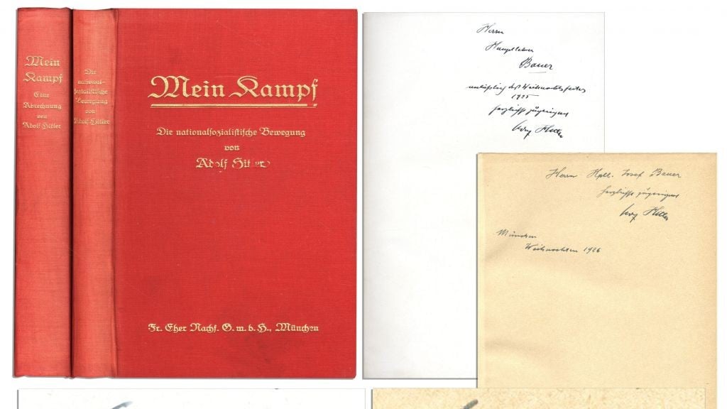 Signed 'Mein Kampf' sells for triple expected price | The Times of