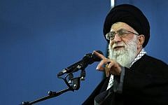 Iran's Supreme Leader Ayatollah Ali Khamenei delivers a speech in Tehran (AP/Office of the Iranian Supreme Leader/File)
