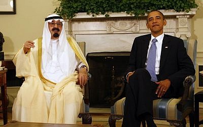 Can Robert Malley save relations between US President Barack Obama and Saudi Arabia's King Abdullah? (photo credit: AP/Ron Edmonds)