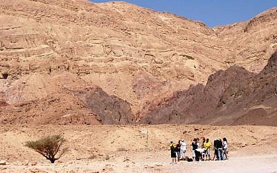 On the trail (photo credit: Shmuel Bar-Am)