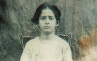 Fishel's mother as a young girl. (courtesy)