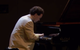 Evgeny Kissin in concert in 2010 (photo credit: screen capture/YouTube)