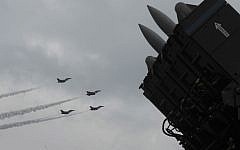 Rafael Advanced Defense Systems' surface-to-air missile system is on display in Singapore Friday, Feb. 14, 2014. (AP Photo/Joseph Nair)