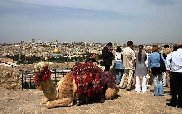 The view from the Mount of Olives (photo credit: Shmuel Bar-Am)