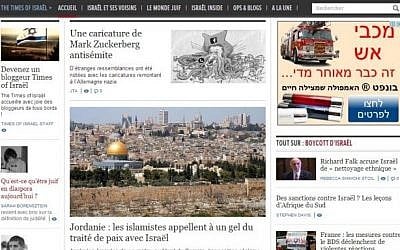 Times of Israel Francais