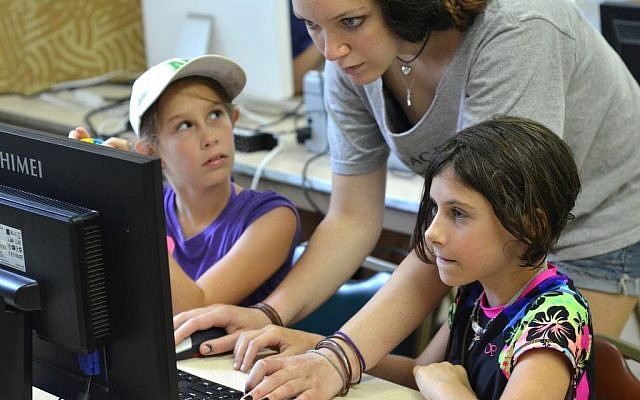 URJ Six Points Sci-Tech Academy, which opens this summer, is eager to recruit more girls . (Illustrative photo: URJ Camps/JTA)