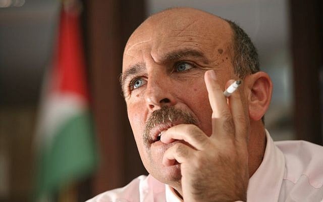 An undated photo of Sufian Abu Zaida, former Fatah cabinet minister. (Photo credit: Flash90)