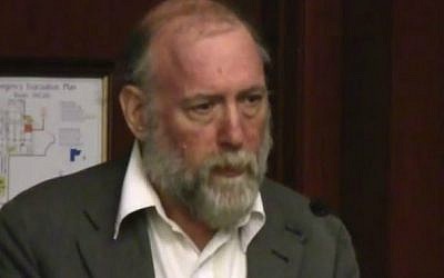Barry Rubin at a Center for Security Policy's National Security Group event  on Capitol Hill on July 12, 2013. (screen capture: YouTube/securefreedom)