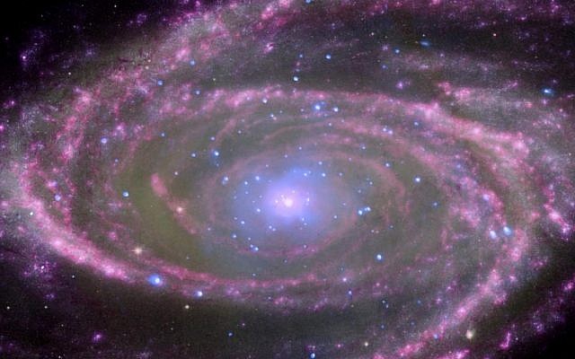 A supermassive black hole about 70 million times bigger than the earth's sun, located at the center of spiral galaxy M81. (NASA/CXC/Wisconsin/D.Pooley & CfA/A.Zezas; Optical: NASA/ESA/CfA/A.Zezas; UV: NASA/JPL-Caltech/CfA/J.Huchra et al.; IR: NASA/JPL-Caltech/CfA) A supermassive black hole about 70 million times bigger than the earth's sun, located at the center of spiral galaxy M81. (NASA/CXC/Wisconsin/D.Pooley & CfA/A.Zezas; Optical: NASA/ESA/CfA/A.Zezas; UV: NASA/JPL-Caltech/CfA/J.Huchra et al.; IR: NASA/JPL-Caltech/CfA)