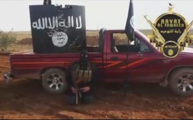 Illustrative image of a British fighter in Syria speaking in a video posted to YouTube. (Screen capture: YouTube) Illustrative image of a British fighter in Syria speaking in a video posted to YouTube. (Screen capture: YouTube)