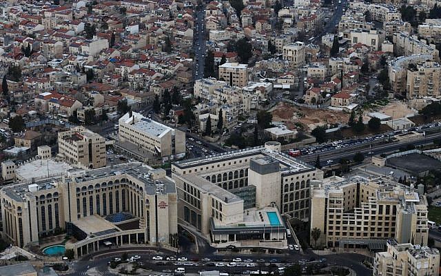 Aerial view of the Sheikh Jarrah neighborhood in East Jerusalem, March 1, 2013 (Nati Shohat/Flash90) Aerial view of the Sheikh Jarrah neighborhood in East Jerusalem, March 1, 2013 (Nati Shohat/Flash90)