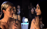 A scene from Iranian singer Googoosh's music video, 'Behesht.' (screen capture: YouTube)