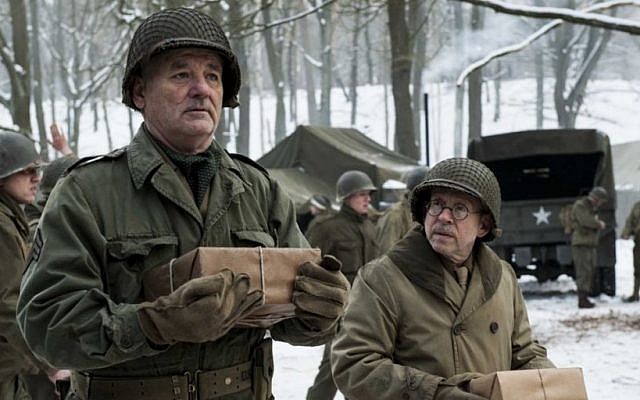 Any excuse to see Bill Murray in uniform is a good excuse. A scene from 'The Monuments Men' (courtesy Sony/Columbia Pictures) Any excuse to see Bill Murray in uniform is a good excuse. A scene from 'The Monuments Men' (courtesy Sony/Columbia Pictures)