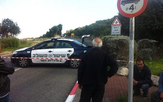 Crime scene where Tamer Abu Yaman's body was found, outside Haifa. (photo credit: Ziyad Abu Yaman, Facebook)