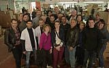 Delegation of Presbyterian leaders at the Ma'ale Adumim SodaStream factory, in February 2014. (photo credit: Yosi Leon/courtesy)