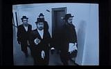 Illustrative photo of undercover rabbis in Guy Ritchie's 'Snatch' (screen capture: YouTube)