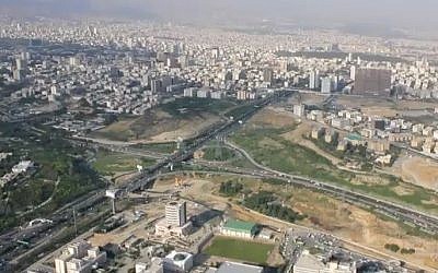 A view of Tehran's skyline (YouTube screen capture)