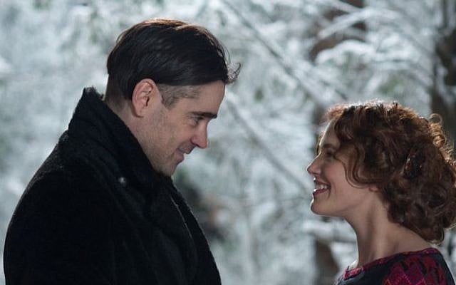 Colin Farrell and Jessica Brown Findlay in 'Winter's Tale' (Warner Bros.)