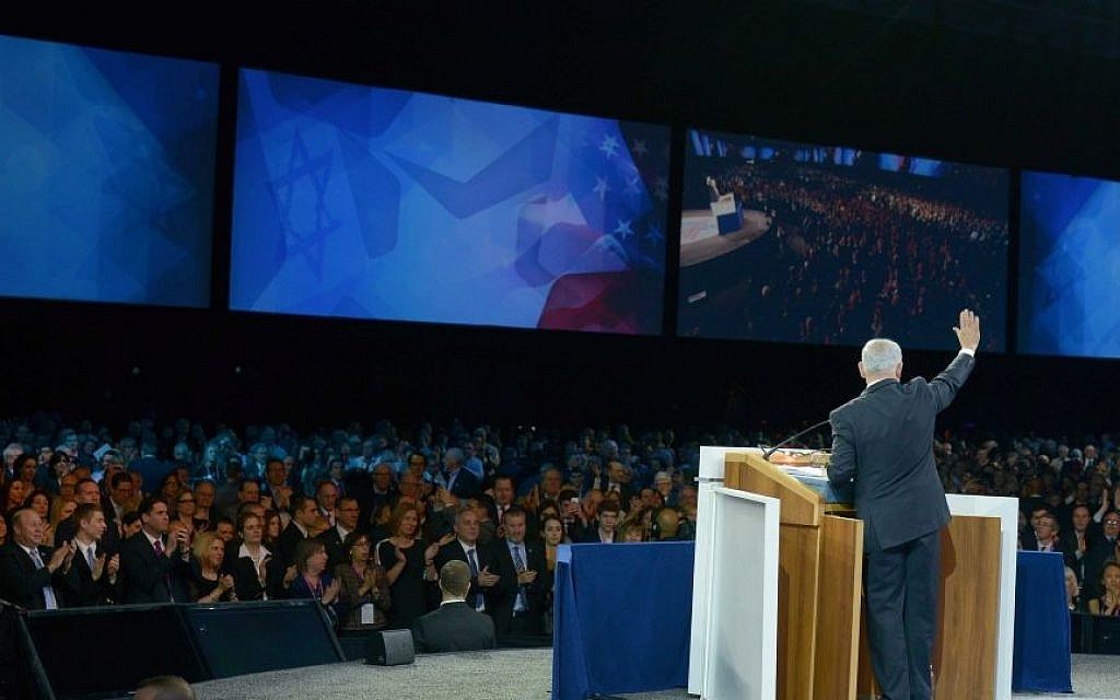 Prime Minister Benjamin Netanyahu addresses AIPAC's annual conference in Washington, DC, on Tuesday, March 4, 2014. (photo credit: PMO) Prime Minister Benjamin Netanyahu addresses AIPAC's annual conference in Washington, DC, on Tuesday, March 4, 2014. (photo credit: PMO)