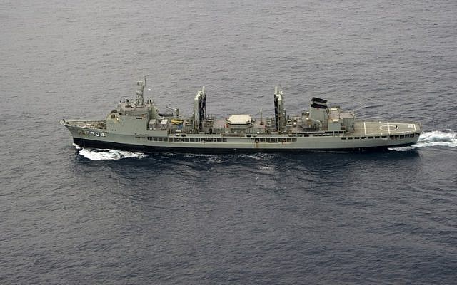 The HMAS Success from an RAAF AP-3C Orion in the southern Indian Ocean, as part of the Australian Maritime Safety Authority-led search for Malaysia Airlines flight MH370, on March 22. (photo credit: AFP/Australian Defense/Leading Seaman Justin Brown) The HMAS Success from an RAAF AP-3C Orion in the southern Indian Ocean, as part of the Australian Maritime Safety Authority-led search for Malaysia Airlines flight MH370, on March 22. (photo credit: AFP/Australian Defense/Leading Seaman Justin Brown)