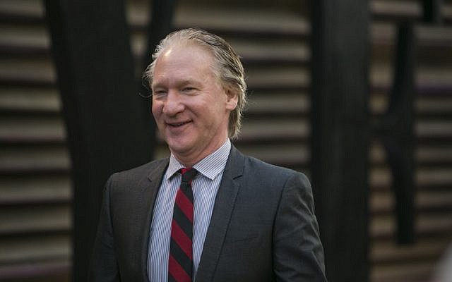 Bill Maher arrives at the 2014 Vanity Fair Oscar Party on March 2, 2014 in West Hollywood, California. (AFP/Adrian Sanchez-Gonzalez/File) Bill Maher arrives at the 2014 Vanity Fair Oscar Party on March 2, 2014 in West Hollywood, California. (AFP/Adrian Sanchez-Gonzalez/File)