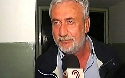 APCO Aviation CEO Anatoly Cohn speaks to Channel 2 News after being released on bail Monday. (screen capture, Channel 2)