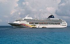 Illustrative photo of a Norwegian cruise ship (photo credit: OneCyclone/Wikimedia Commons)