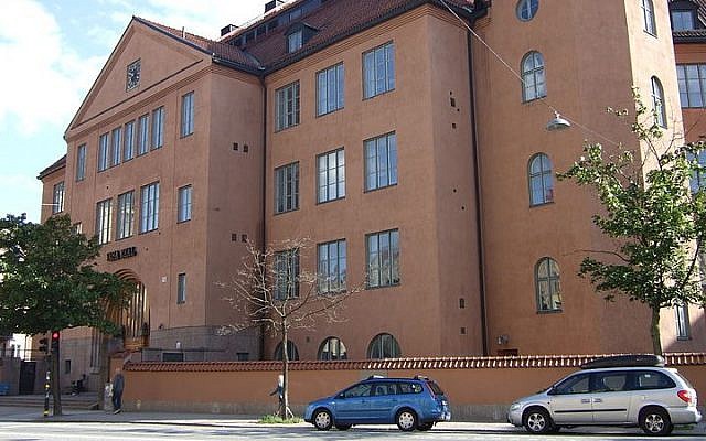 The Vasa Real school in Stockholm, Sweden (photo credit: Lennart Kjellman/Wikimedia Commons/File) The Vasa Real school in Stockholm, Sweden (photo credit: Lennart Kjellman/Wikimedia Commons/File)