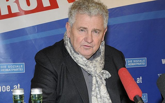 Andreas Moelzer (photo credit: Welt Atlas / Wikipedia/CC BY-SA 3.0) Andreas Moelzer (photo credit: Welt Atlas / Wikipedia/CC BY-SA 3.0)