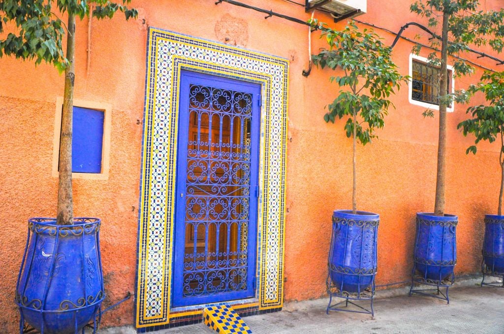 The mellah derived its name from the Arabic word for salt. The Jews were confined to the inner walls of the rundown mellahs, such as the one above, in Marrakech. 