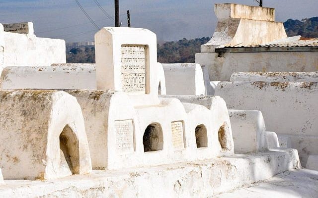 Pictured here are the burial sites of important Moroccan Jews, as evidenced by the large gravestones. (photo credit: Michal Shmulovich) Pictured here are the burial sites of important Moroccan Jews, as evidenced by the large gravestones. (photo credit: Michal Shmulovich)