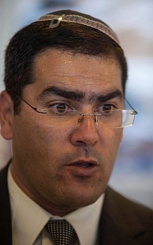 Head of the National Service Administration, Sar-Shalom Jerby Is seen during a National Service convention in Jerusalem. June 05, 2012. (Photo credit: Uri Lenz/FLASH90)