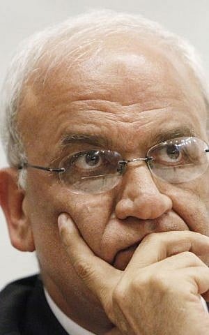 Saeb Erekat (photo credit: Miriam Alster/Flash90/File)