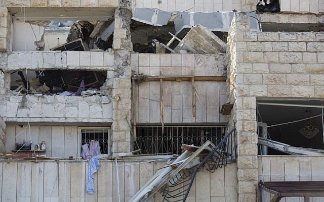 This January 20 explosion in Gilo, which killed three people, served as an inspiration for Awizat (photo credit: Flash 90) This January 20 explosion in Gilo, which killed three people, served as an inspiration for Awizat (photo credit: Flash 90)