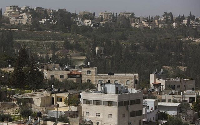 A view of an east Jerusalem neighborhood (Photo credit: Yonatan Sindel/Flash90)