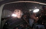 Avi Benayahu leaving court Thursday night. (photo credit: Gideon Markowicz/FLASH90)