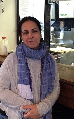 Chef Einat Admony intends to make an homage to female chefs in a 'Women of the Wall' display. (Cathryn Prince/The Times of Israel)
