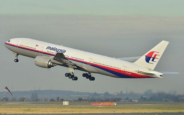This photo taken Dec. 26, 2011, shows the Malaysia Airlines Boeing 777-200ER that disappeared from air traffic control screens Saturday, March 8, on a flight from Kuala Lumpur to Beijing. (photo credit: AP/Laurent Errera) This photo taken Dec. 26, 2011, shows the Malaysia Airlines Boeing 777-200ER that disappeared from air traffic control screens Saturday, March 8, on a flight from Kuala Lumpur to Beijing. (photo credit: AP/Laurent Errera)