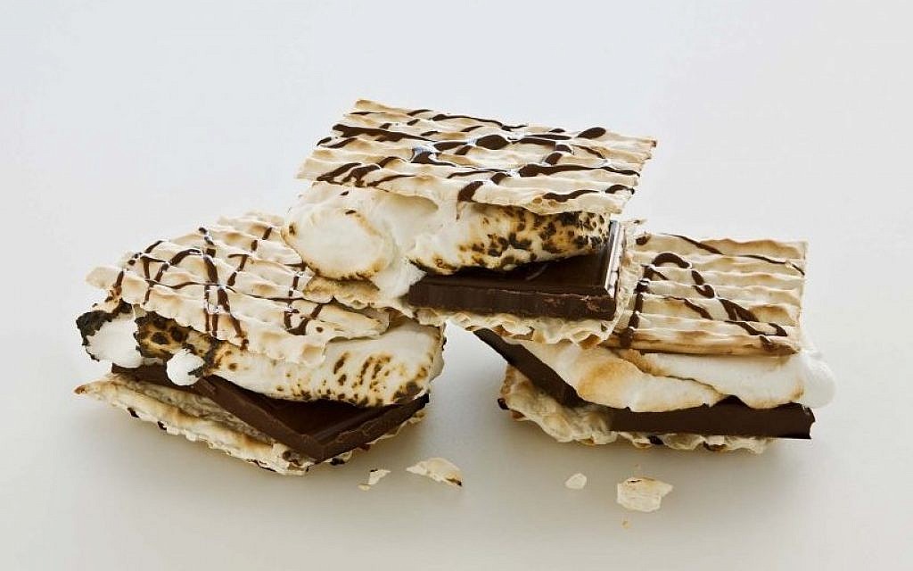 This product image released by Martha Stewart Living shows a recipe for smores, made with matzo. (photo credit: AP Photo/Martha Stewart Living) This product image released by Martha Stewart Living shows a recipe for smores, made with matzo. (photo credit: AP Photo/Martha Stewart Living)