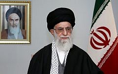 Iranian Supreme Leader Ayatollah Ali Khamenei Thursday, March 20, 2014,  (photo credit: AP/Office of the Supreme Leader)
