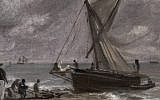 Beaching a Boat, Brighton 1824 by John Constable (photo credit: courtesy/Tate Modern)