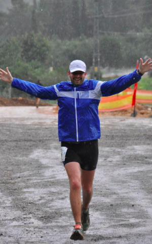 Guy Gordon became a runner in the last few years, and relishes Jerusalem's inherent route complications (Courtesy Guy Gordon)