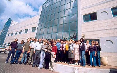 The APCO staff in front of the company's Caesaria plant. (photo credit: APCOAviation.com) The APCO staff in front of the company's Caesaria plant. (photo credit: APCOAviation.com)