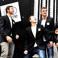 The Swiss teens behind 'No Shame' (Photo credit: Courtesy) The Swiss teens behind 'No Shame' (Photo credit: Courtesy)