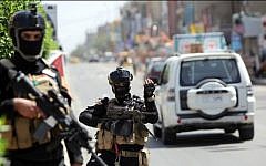 Illustrative photo of members of Iraq's anti-terrorism force standing guard in the capital Baghdad on April 29, 2014. (AFP/Ahmad al-Rubaye)