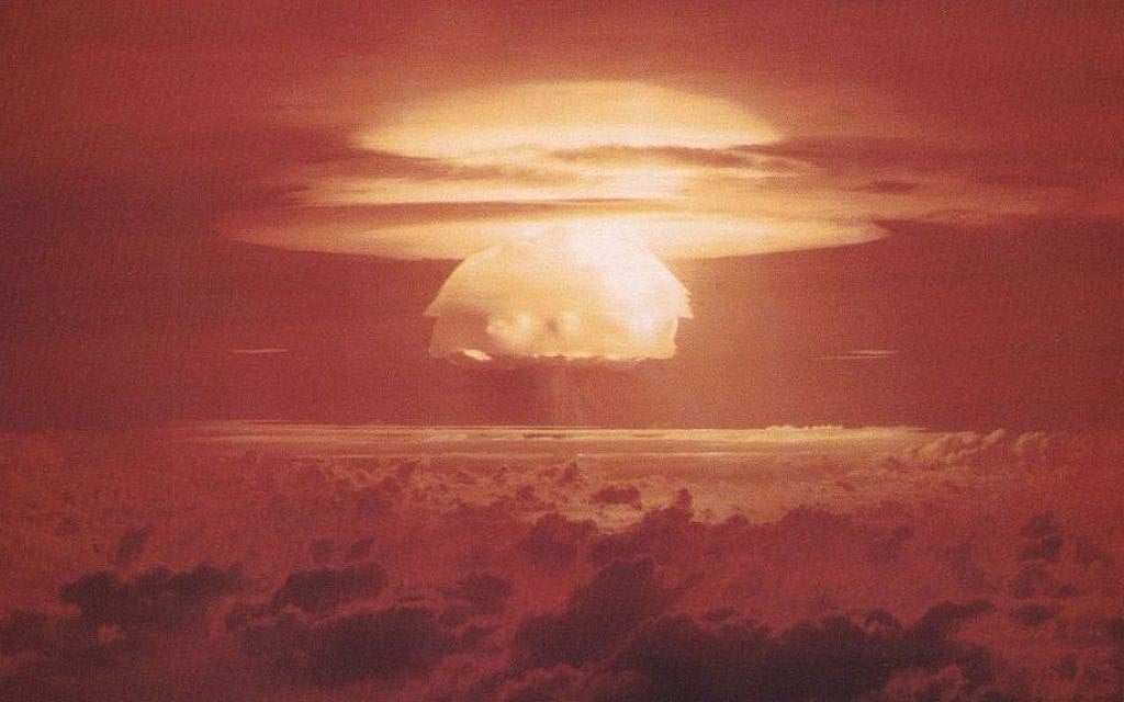 Illustrative: A US nuclear bomb test at the Marshall Islands, 1954. (Wikicommons/US Department of Energy)