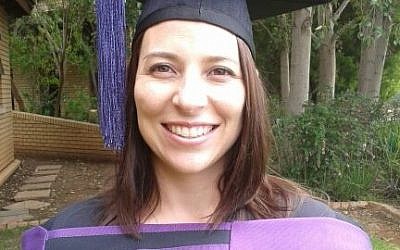 Lydia Labuschagne at her graduation. (photo credit: Facebook)