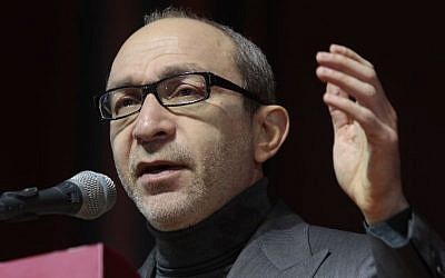 Kharkiv mayor Hennady Kernes speaking in February.  (photo credit: AP/Sergei Chuzavkov)