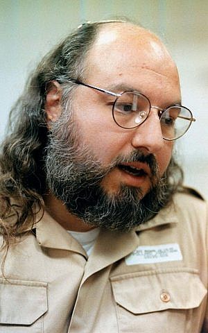 In this Friday, May 15, 1998 file photo, Jonathan Pollard speaks during an interview in a conference room at the Federal Correction Institution in Butner, N.C. (photo credit: AP/Karl DeBlaker/File) In this Friday, May 15, 1998 file photo, Jonathan Pollard speaks during an interview in a conference room at the Federal Correction Institution in Butner, N.C. (photo credit: AP/Karl DeBlaker/File)