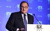 Abraham Foxman (photo credit: David Karp/JTA)